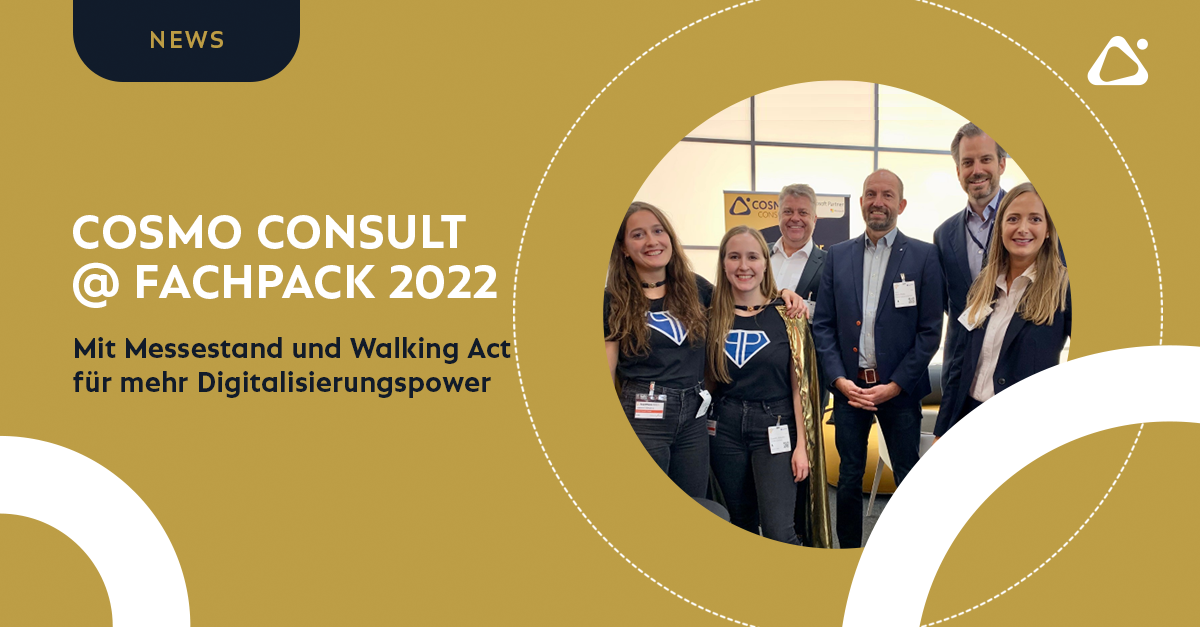 COSMO CONSULT auf der FACHPACK 2022 | COSMO CONSULT
