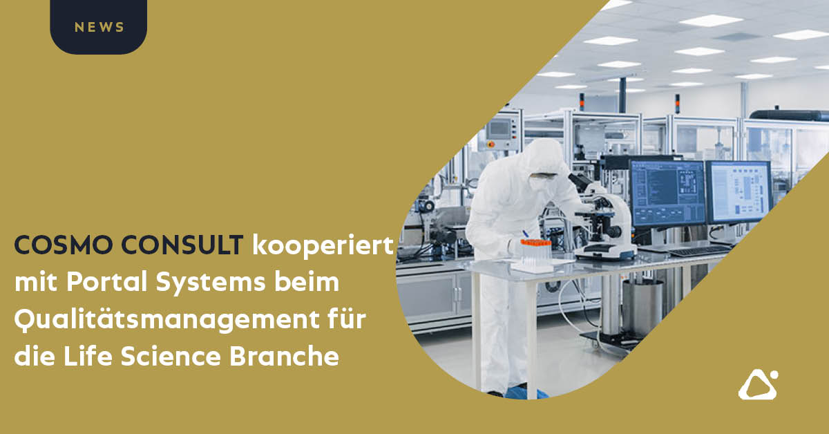 Kooperation mit Portal Systems für Life Science Branche | COSMO CONSULT